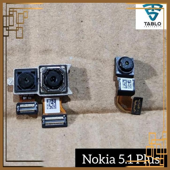 [TBS] KAMERA DEPAN BELAKANG NOKIA 5.1 PLUS ORIGINAL COPOTAN HP