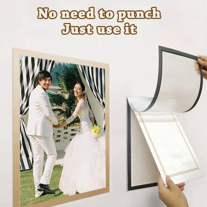 

A1 A2 Tempat Poster / Brosur Tempel Dinding / Brosur Display / Sign Holder Frame Poster Magnetic File Display Pvc Co