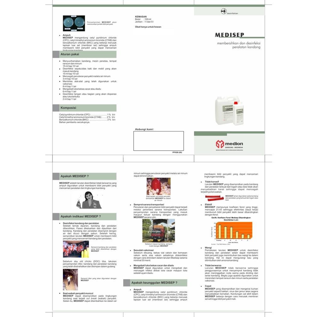 As23 ZALDES 1 LITER MEDION ANTISEPTIK SANITISER ANTI KUMAN ANTISEPTIK DISINFEKTAN Original