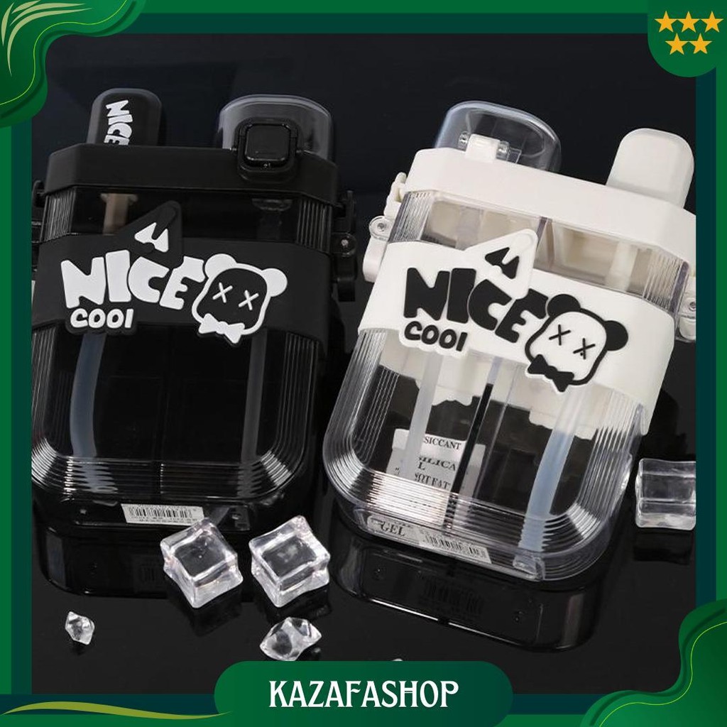 Botol Minum Nice Botol 2 Sisi 377 Botol Minum Anak Tali Panjang 620Ml 377 Sale