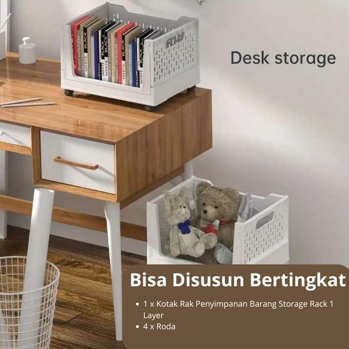 Rak Dapur Lipat Serbaguna Plastik Susun Multifungsi / Rak Piring Botol Sayuran