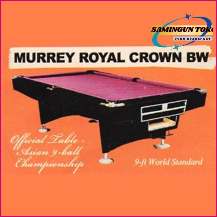 Asli.. Murrey Royal Crown Bw 9 Ft Pool Table - Meja Biliard Biliar 9 Feet