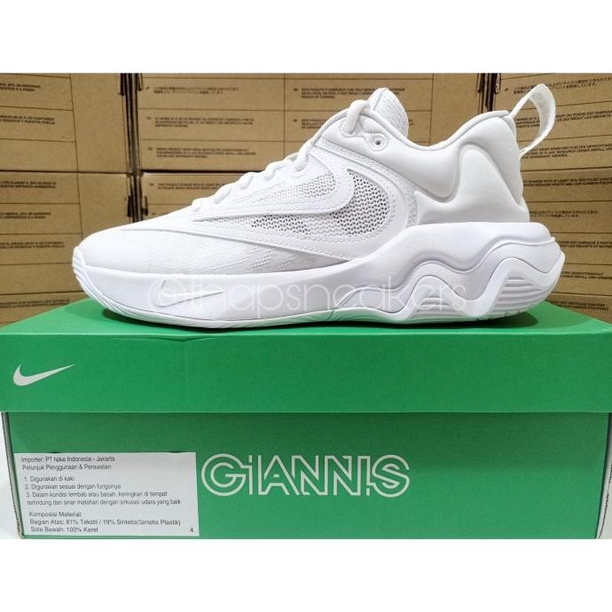 Sepatu Basket Nike Giannis Immortality 3 EP XDR White Original Resmi