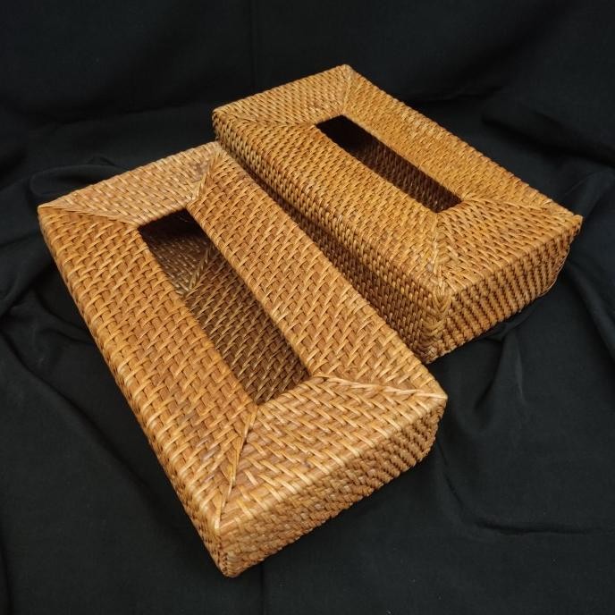 ] Box Tissue / Anyaman Rotan / Tempat Tissue Rotan / Kotak Tisue