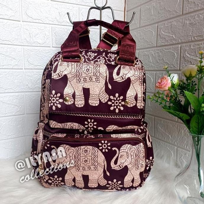 Murah Big Promo  Tas Wanita Fashion Chibao 12280# Motif Gajah Logo Chibao Parasut Superberkualitas