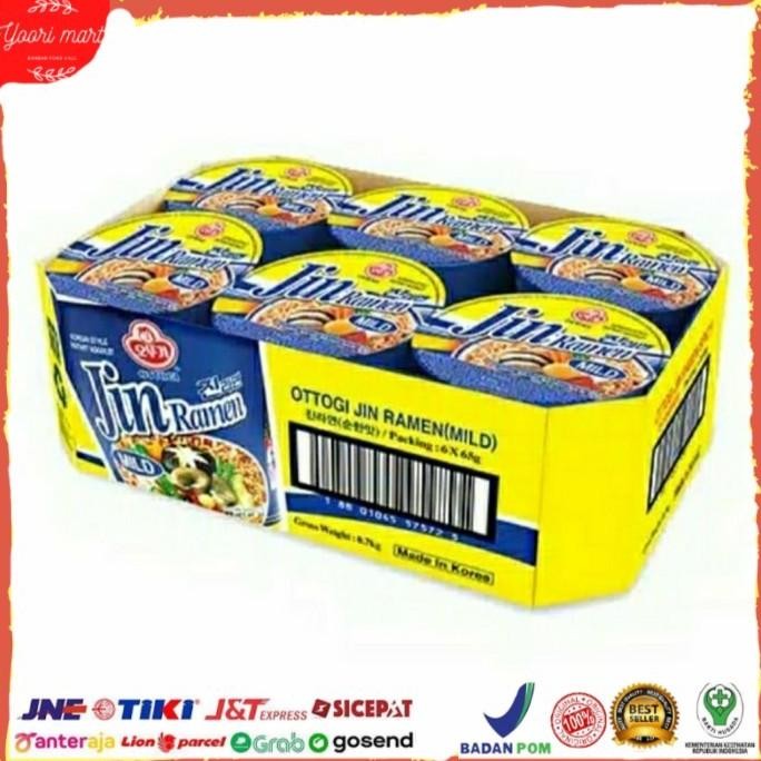 

Bisa Grab! Ottogi Jin Ramen Mild Taste Cup 1 Pak Isi 6 Pcs