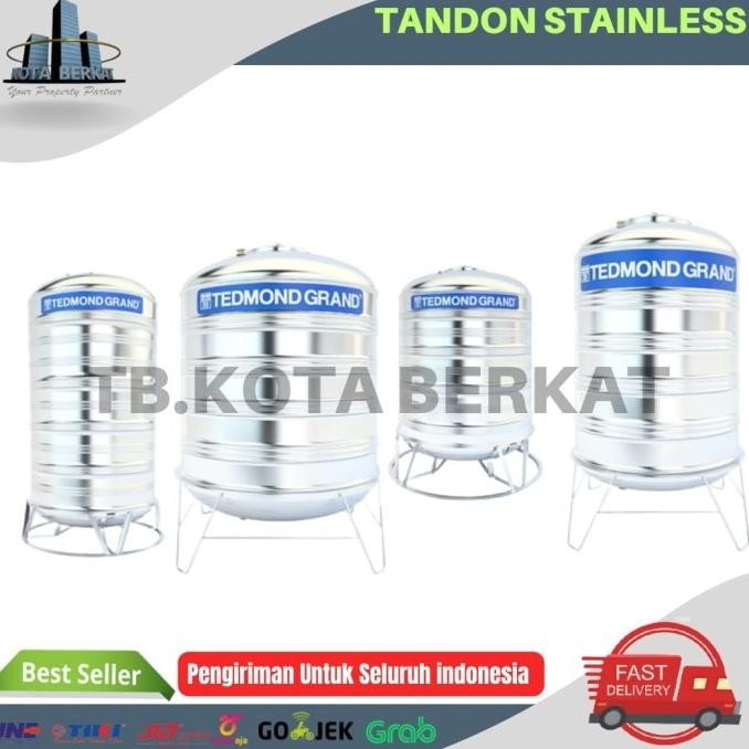 Terjangkau Tandon/ Tangki Air Stainless Tedmon Grand Tsv 3000 Volume 2600L