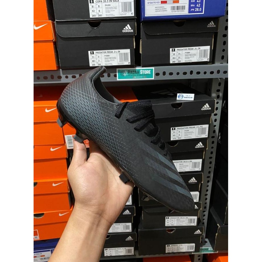 Sepatu Bola Adidas X Ghosted.3 FG Core Black EH2833 Original BNIB