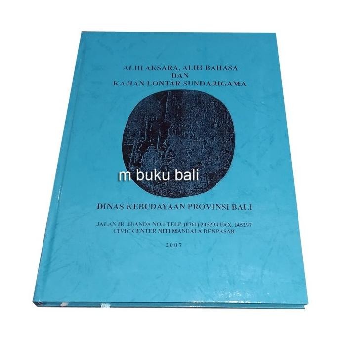 Buruan serbu] Alih Aksara Alih Bahasa dan Kajian Sundarigama