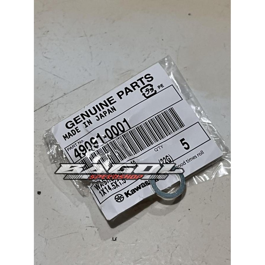 Ring Washer Baut Banjo Selang Rem Depan Ninja R Rr Ss Ori