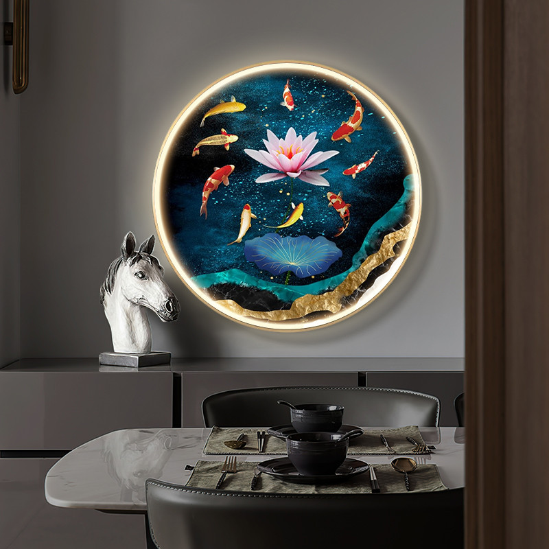 ✨Ready&COD✨Lampu Hiasan Dinding Aesthetic 80cm LED 60w Remote Lampu Dinding Tempel Aesthetic Minimal