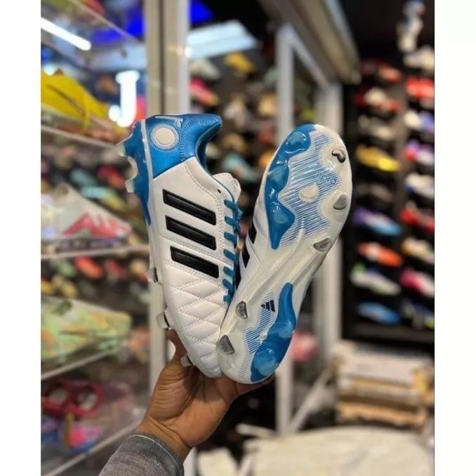 Sepatu Bola Adidas Adipure 11PRO II White Solar Blue Black FG