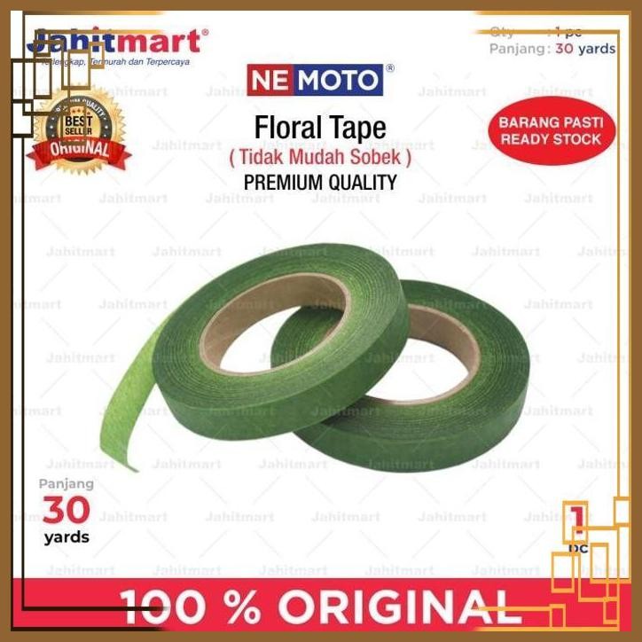 

[JTM] FLORAL TAPE 30 YARD / FLOWER TAPE / KERAJINAN TANGAN / HANDCRAFT