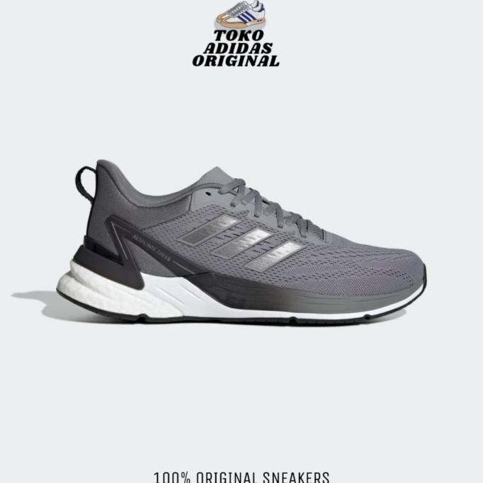 SEPATU SPORT ADIDAS RESPONSE SUPER 2.0 GREY METALLIC ORIGINAL RESMI