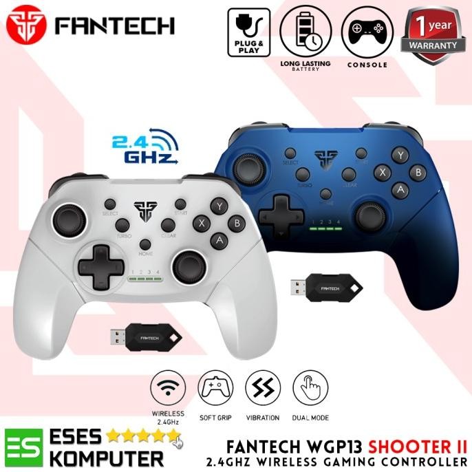 Gamepad Fantech Wgp13 Shooter Ii Wireless | Gaming Joystick Pc Co