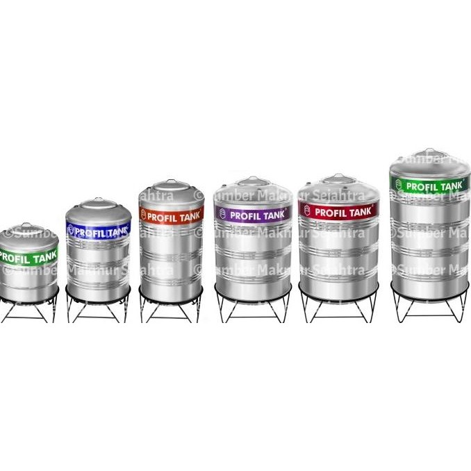 Miliki Tangki Air Stainless Profil Ps 2500 Toren Tandon 2000 Liter