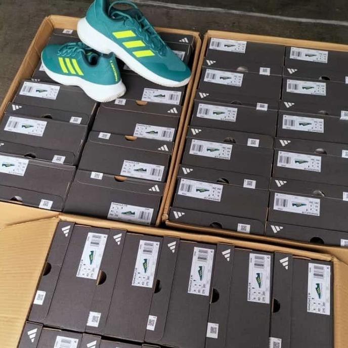 100% ORIGINAL sepatu Tenis adidas GaMeCoUrT sHoE tozca Stabilo GrEeN