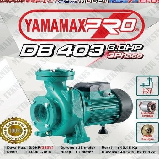 POMPA AIR CENTRIFUGAL DB 403 3HP 3PHASE YAMAMAX PRO