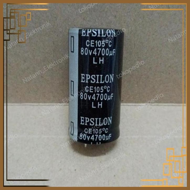 [MRD] 6223 kapasitor elco 4700uf 4700 uf 80v 80volt 80 volt epsilon lh korea