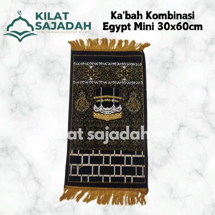 Murah 5Pcs Sajadah Egypt Mini Ukuran 30X60Cm Bludru Mini Muka Anti Slip - Motif, Muslim