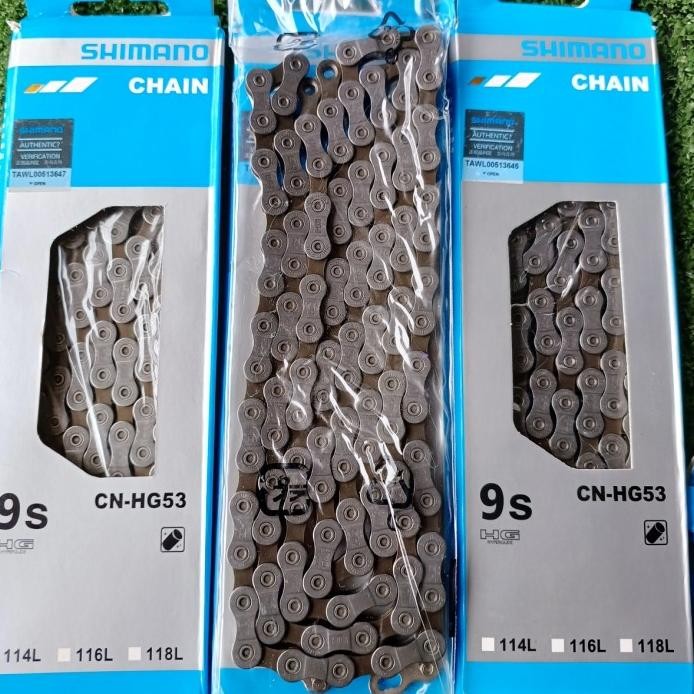 Rantai Shimano 9 Speed HG53 Original murah
