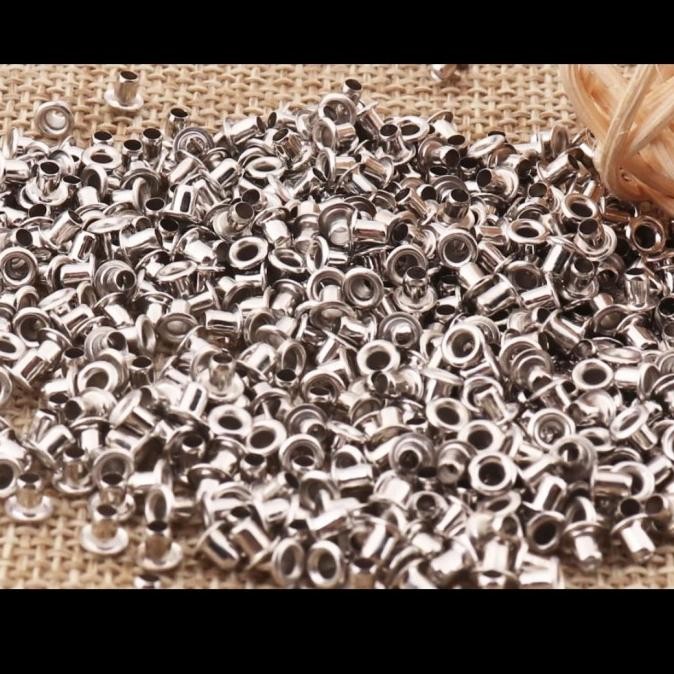 Mata Ayam Eyelet Mini 2.5mm NIKEL single (tanpa ring belakang) murah