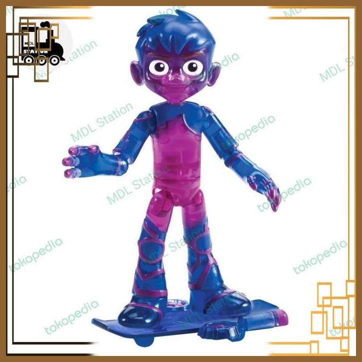 [MDL] PLAYMATES CARTOON NETWORK BEN 10 FIGURE - GLITCH BEN WITH HOVER BOARD