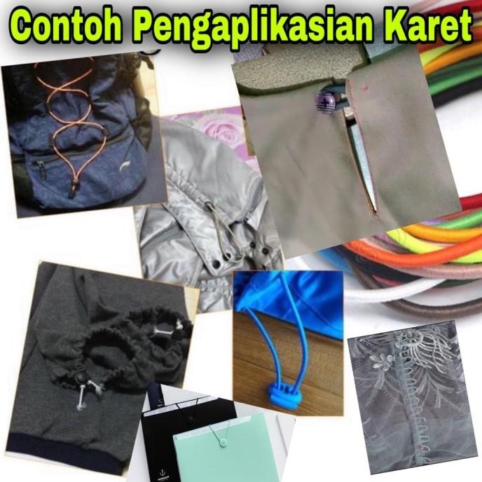 BRL 2,5mm | Tali Karet String Sengkelit | Tali Karet Kancing kebaya murah