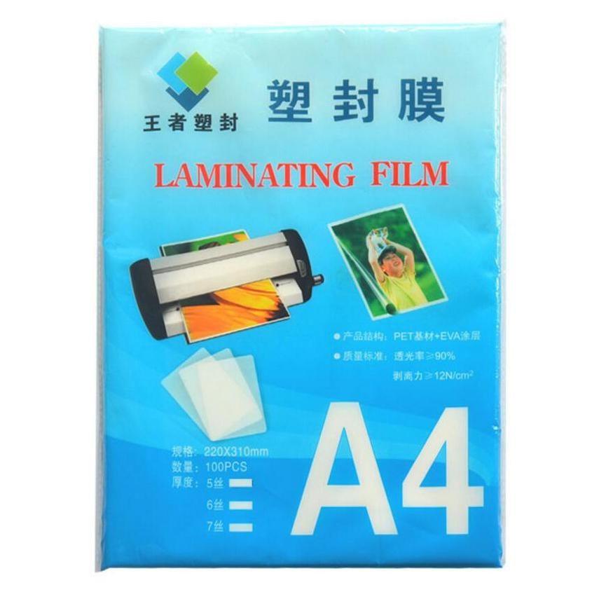 

Premium 100 Pcs/Pack Film Laminating Ukuran A4/3Inch Pet Eva High Quality