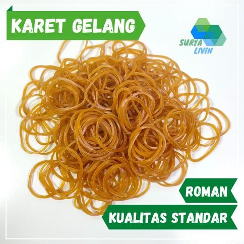 

Karet Gelang Roman kuning 16mm *500gr murah