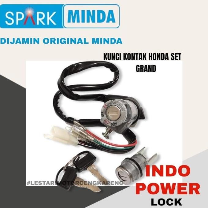 Promo Keyset Kunci Kontak Set Jok Ori Ahm Minda Astrea Grand Bulus Legenda