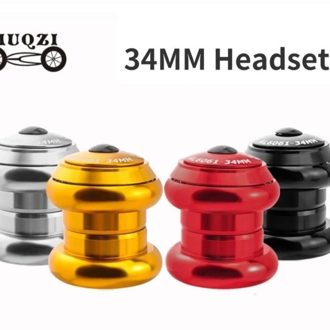 Muqzi Headset Bearing 34mm Head set Frame Fork Sepeda murah