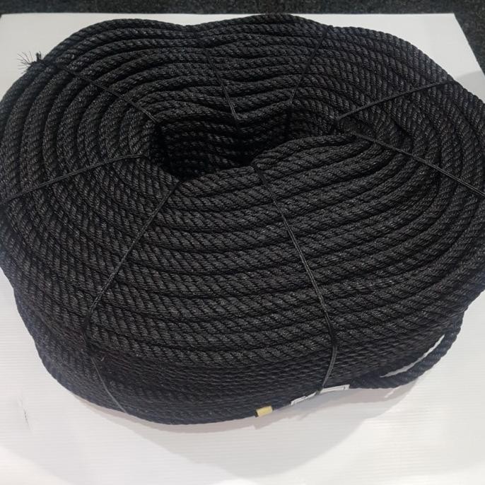 

Tali Tambang Plastik Compas 10Mm, Warna Hitam, Panjang 50 Meter New Stok