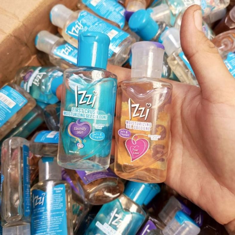 ter-46 MOISTIRIZING COLOGNE GEL IZZI 50ml PARFUM PEWANGI PELEMBAB Berkualitas