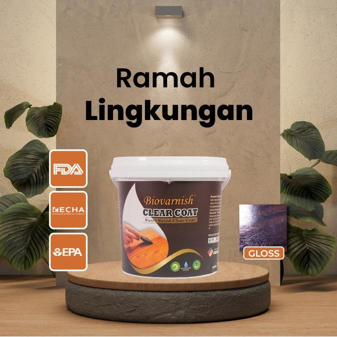 Diskon Pernis Kayu Biovarnis Clear Coat Untuk Finishing Kayu
