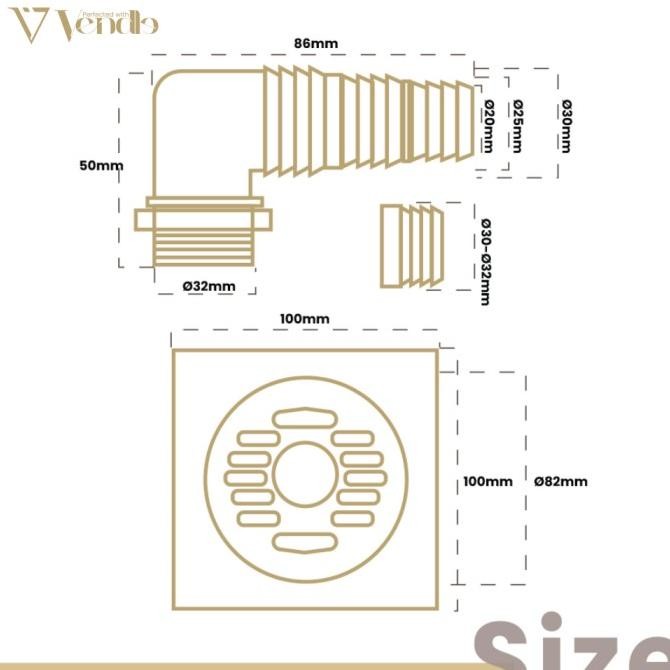 Penutup Saluran Pembuangan Floor Drain Mesin Cuci Penutup Saluran Air