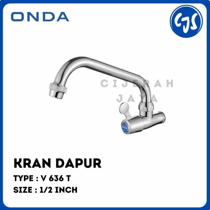 Keran Dapur Onda V 636 T / Kran Cuci Piring Onda V636T /Kran Bcp Angsa Hemat