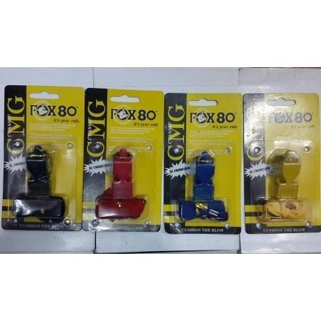 gh-6 Peluit Pluit Whistle Fox 40/Fox 80 dan Tali untuk olahraga outdoor pramuka wasit burung Premium