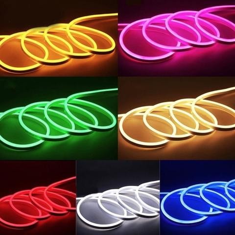 ghs-55 LAMPU LED SELANG NEON FLEXIBLE 50 METER dan 100 METER 220V IP65 WATERPROOF free adaptor soket