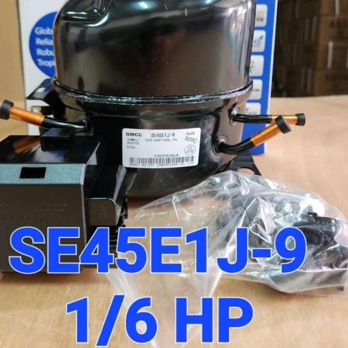 Kompresor Kulkas 2 Pintu Sharp Original Gmcc Se45E1J-9Original 1/6 Ori Original Dan Terpercaya
