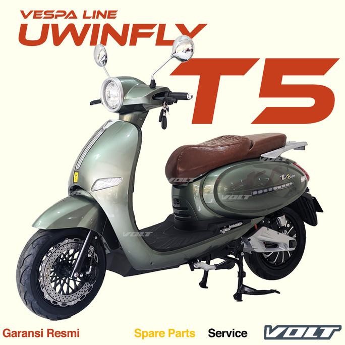 Terbaru Uwinfly T5 Motor Listrik Vespa Listrik 2000W / Garansi Resmi U-Winfly
