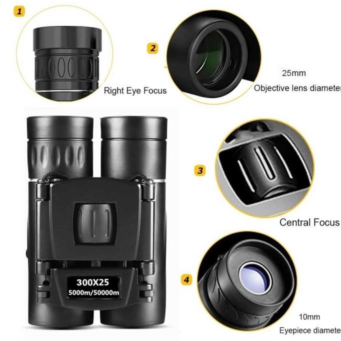 TEROPONG BINOCULAR MAGNIFICATION NIGHT VISION KEKERAN JARAK JAUH