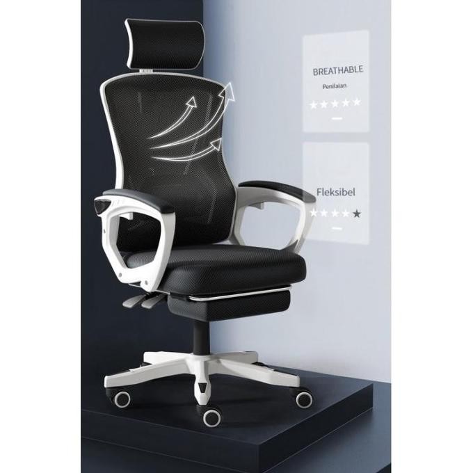 Kursi Kantor Jaring Kursi Kerja Mesh Ergonomis