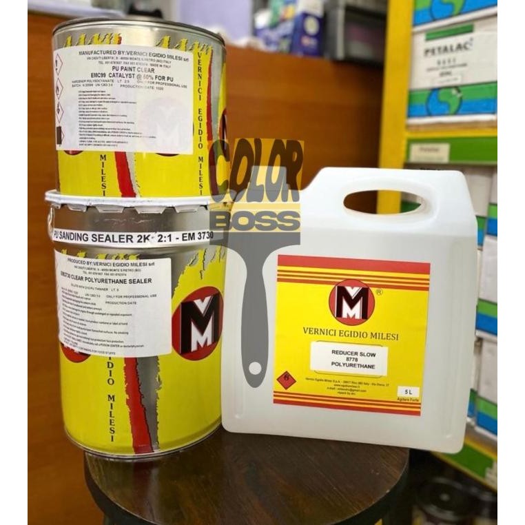 Miliki Vernici Egidio Milesi Pu Sanding Sealer (Galon) + Reducer Slow 8778