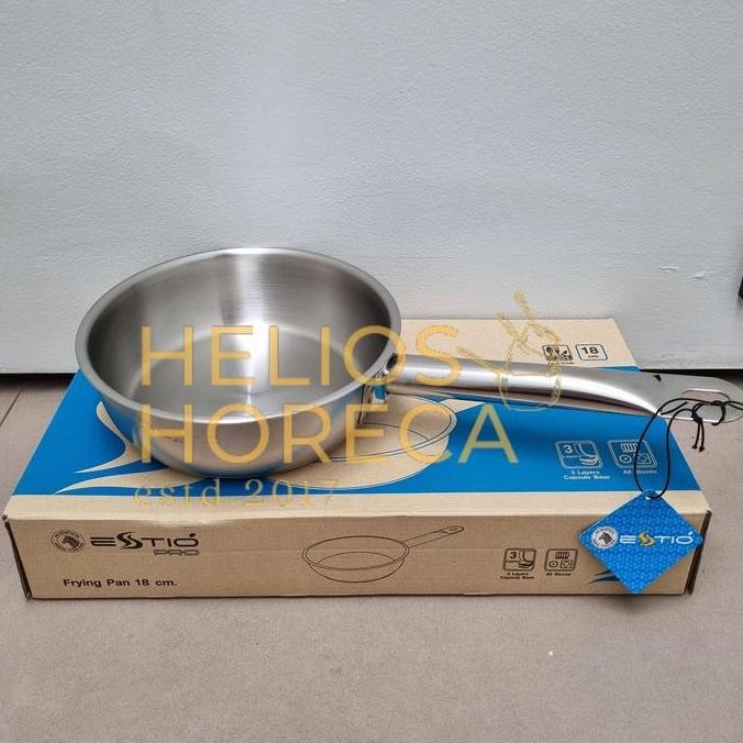 HOT SALE Zebra Estio Pro Frying Pan SUS-304 Fry Pan Penggorengan Fry Wok Saute Pan