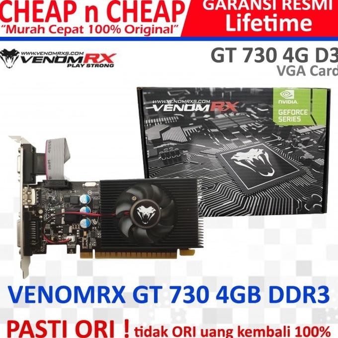 TERMURAH - VenomRX GT 730 4G D3 VGA Card Venom RX 4GB GT730 DDR3