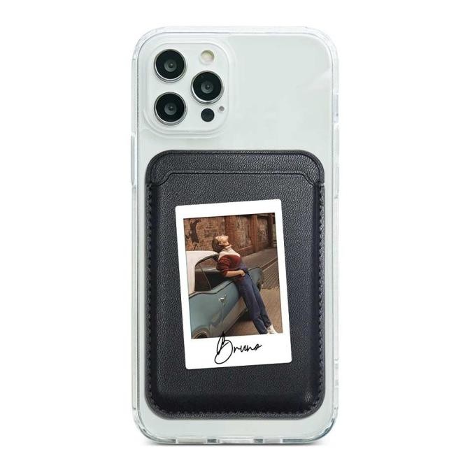 

Pocket Wallet Card Holder Magnetic Cassion Custom Polaroid Pocket