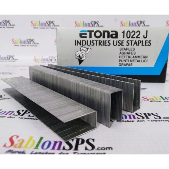 

Staples ETONA 1022 J Isi 3.000 pcs Staples Untuk Industri murah