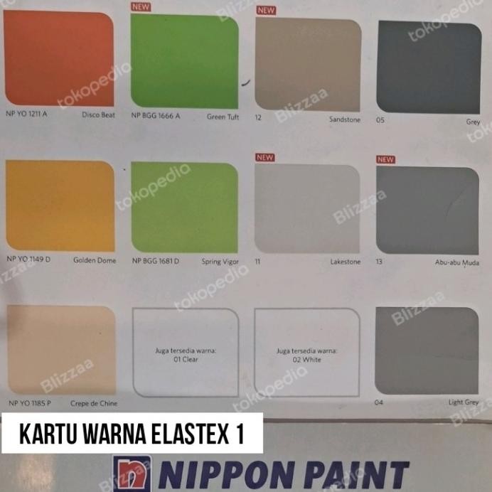 Elastex Pail 20 kg Asli Pabrik Elastex 20kg Waterproof Warna 20kg Nippon Paint murah