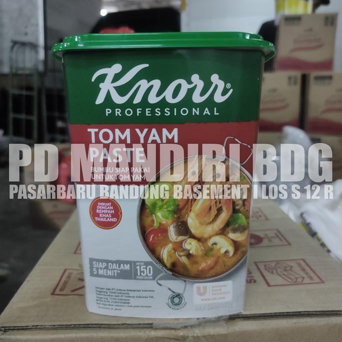 

KNORR TOM YAM PASTE 1,5Kg / Bumbu Tom Yam / Tom Yam Paste / Saus murah